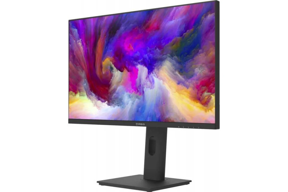 Монитор 23.8" IRBIS MIR View24 IPS 1920x1080, 75 Гц, 5 мс, 16:9, 250 кд/м², VGA, HDMI, DP, 3.5 Jack, динамики (2 Вт), черный, в реестре Минпромторга