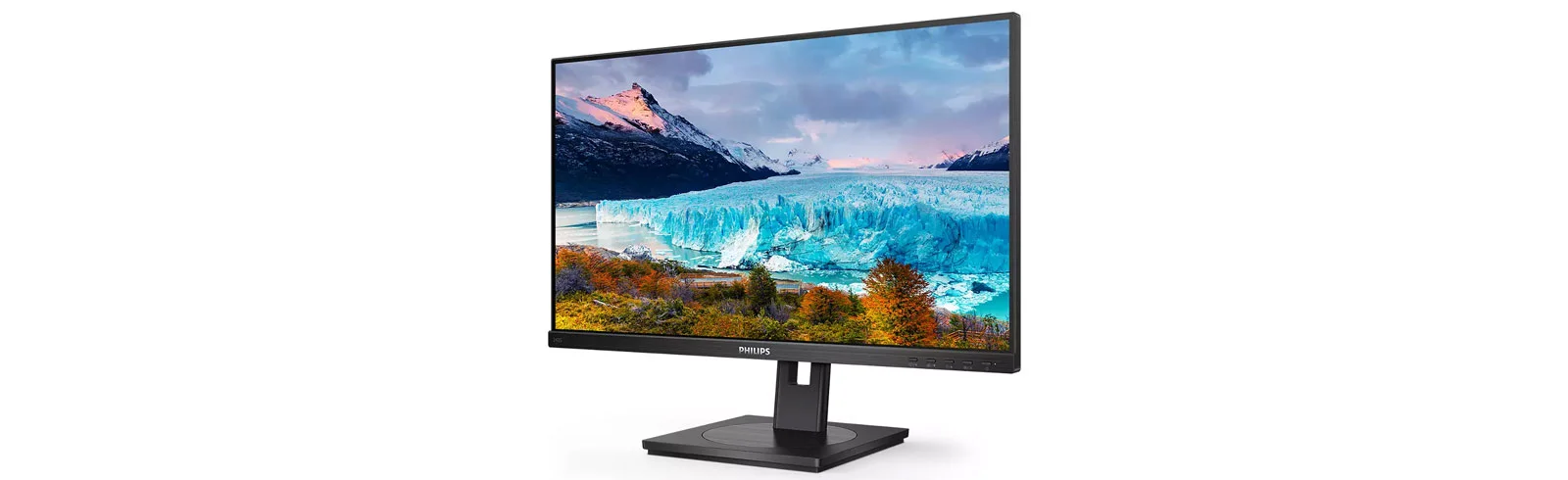 Монитор 23.8" PHILIPS 243S1/00 Black с поворотом экрана (IPS, 1920x1080, 75Hz, 4 ms, 178°/178°, 250 cd/m, 50M:1