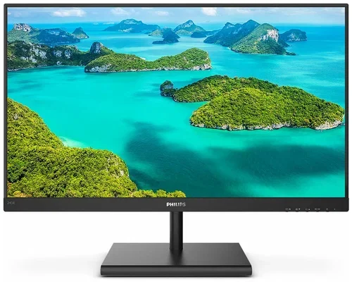 Монитор 23.8" Philips 245E1S IPS 2560x1440, 75 Гц, 4 мс, 16:9, 250 кд/м2, 1xHDMI, 1xDP, 1xVGA, 1x3.5 мм, черный