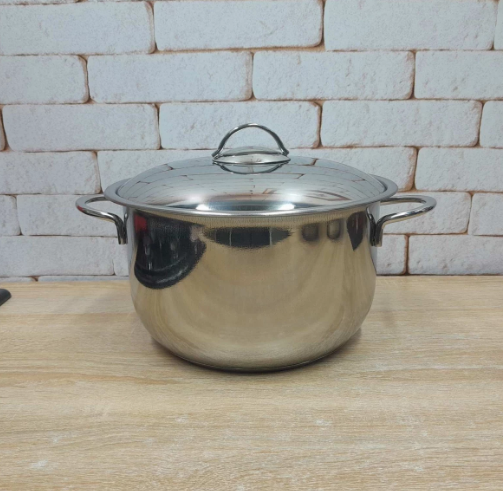 OMS Кастрюля с крышкой 24 см, 6,2 л, арт. 16009-Gr-24