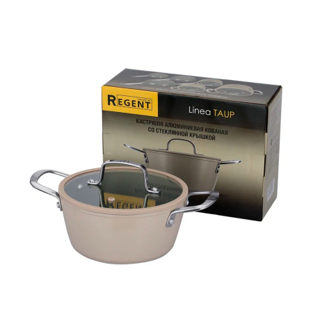 Regent Linea TAUP Кастрюля 2,5л с крышкой 20см (индукция)
