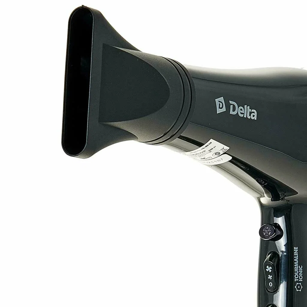 Фен Delta DL-0938 черный, 2000 Вт, ионизация