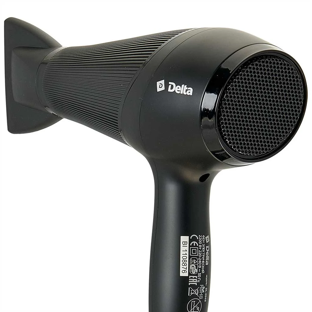 Фен DELTA DL-0948 черный, 2200 Вт