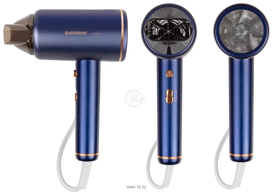 Фен Endever Aurora-514 темно-синий, 2200 Вт