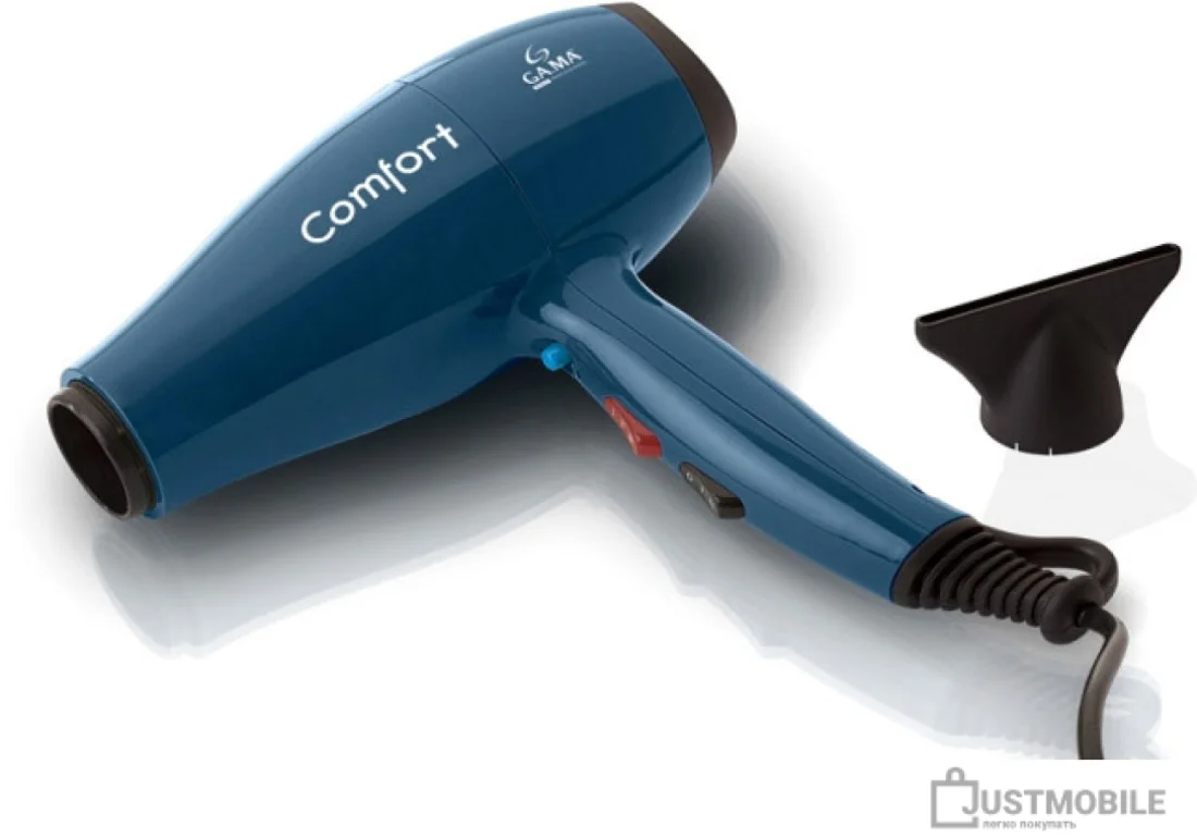 Фен GA.MA COMFORT GH0502 синий, 2200 Вт