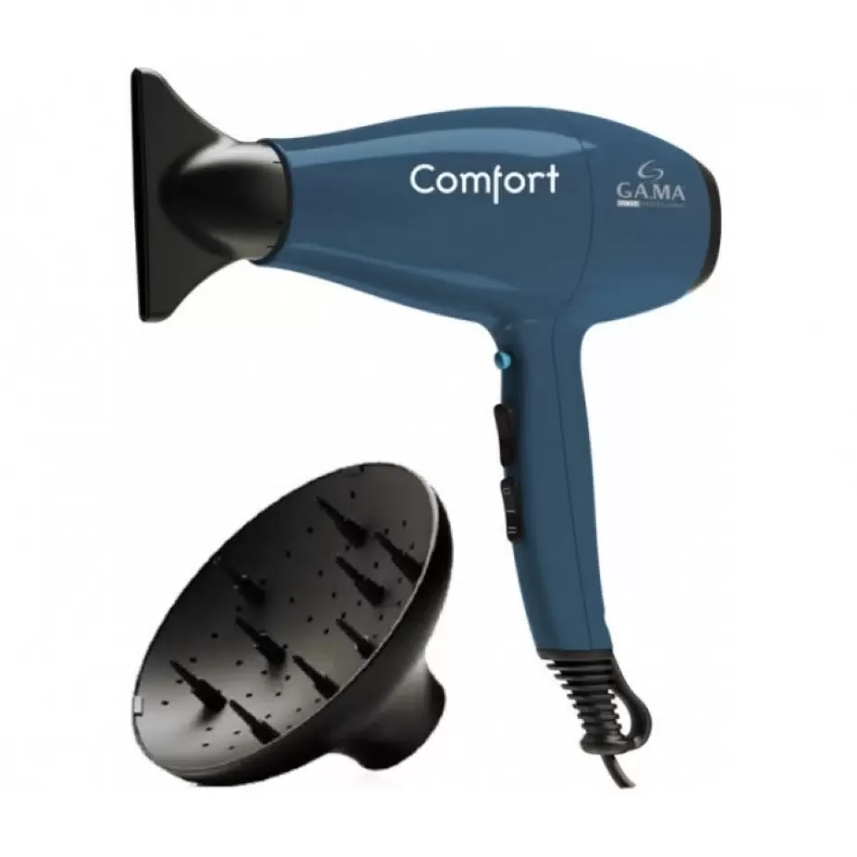 Фен GA.MA COMFORT GH0502 синий, 2200 Вт