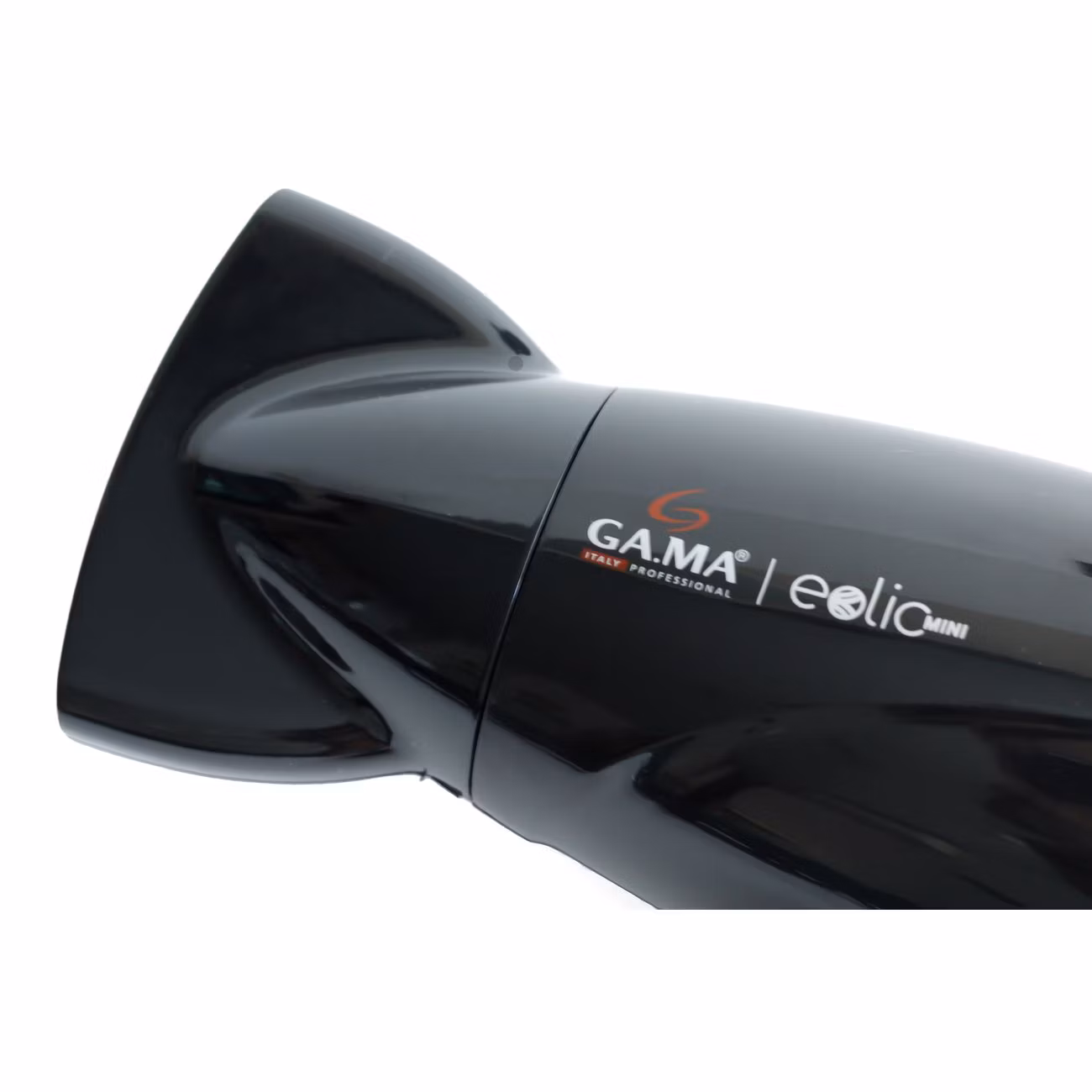 Фен GA.MA GH0201 EOLIC MINI CX черный, 1600 Вт, компактный, ионизация