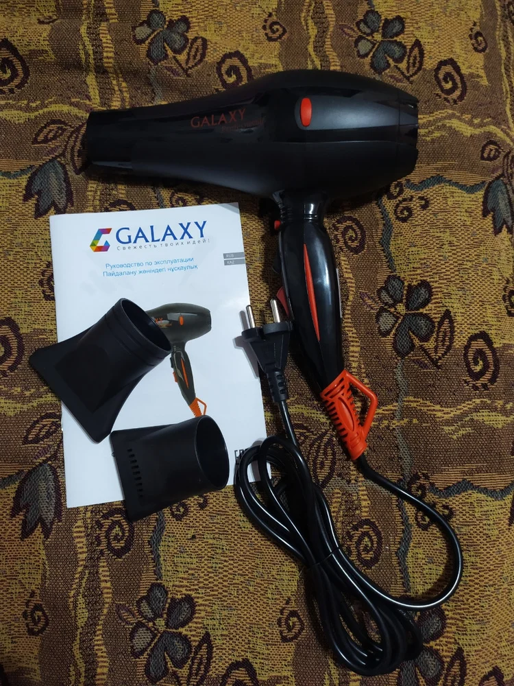 Фен Galaxy Line GL 4330 черный, 2200 Вт