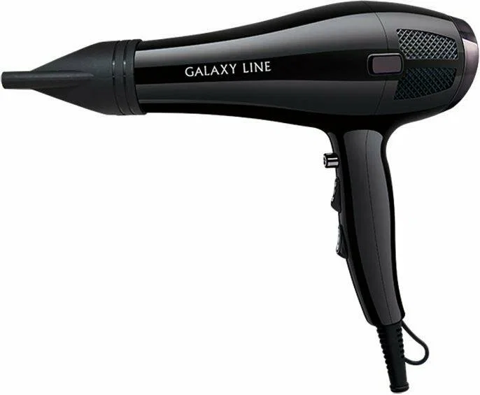 Фен Galaxy Line GL 4356 черный, 2400 Вт, ионизация