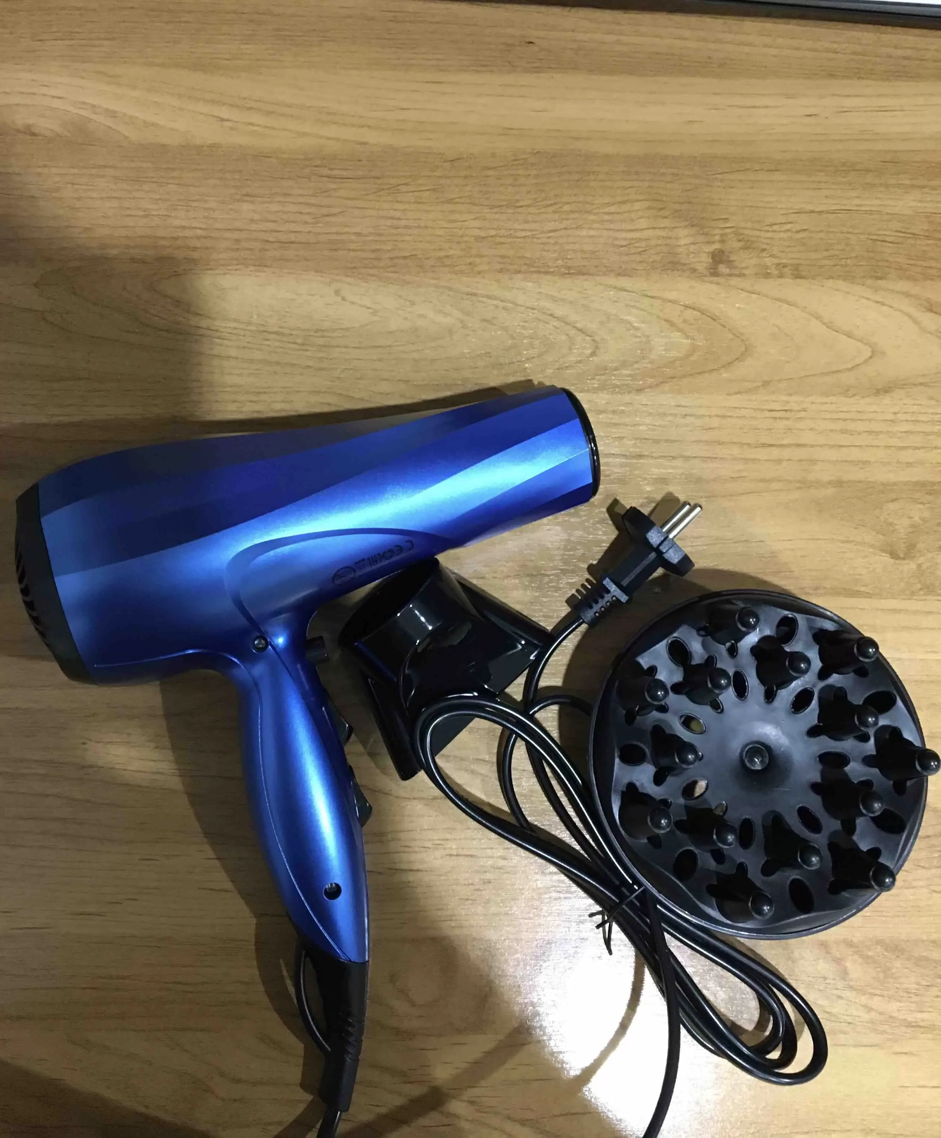 Фен Kelli KL-1130 синий, 2400 Вт