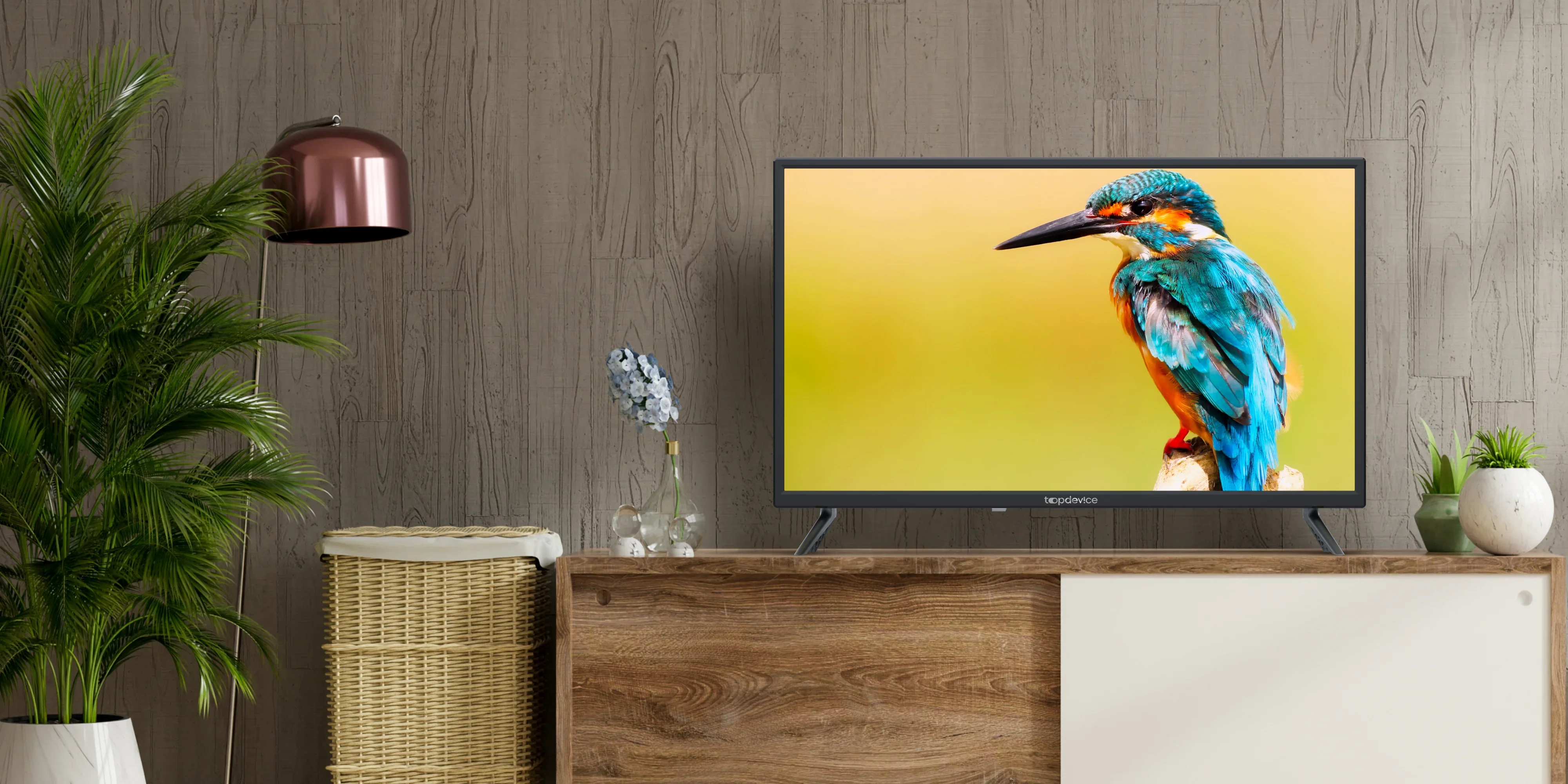 Телевизор LED 32" TOP DEVICE TDTV32BN02H_BK,1366*768 HD,Dolby audio,USB 2, HDMI