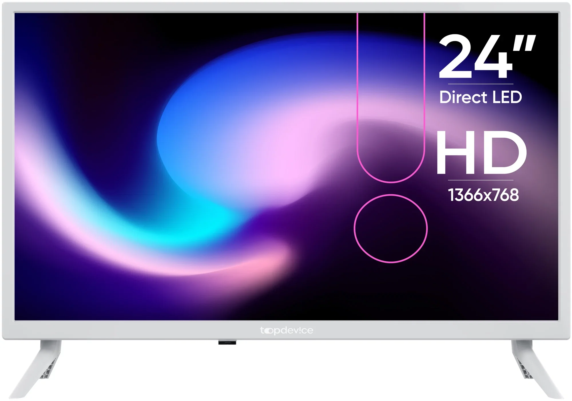 Телевизор LED 32" TOP DEVICE TDTV32BN02H_BK,1366*768 HD,Dolby audio,USB 2, HDMI