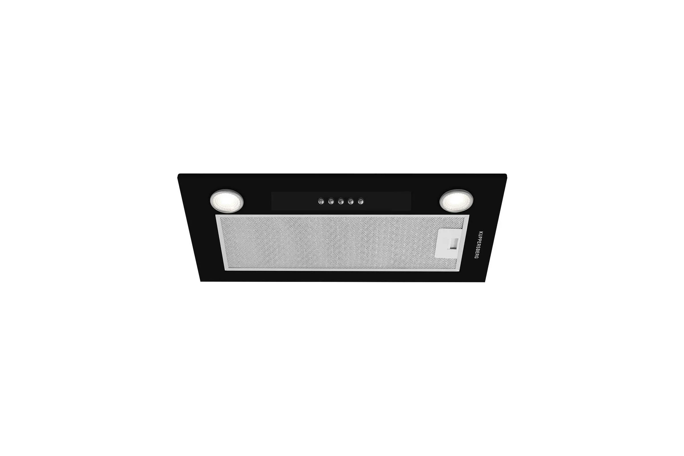 Вытяжка встраиваемая Kuppersberg Inlinea 52 BX черный/серебристый, 52 см, 1300 м³/ч, 41 дБ