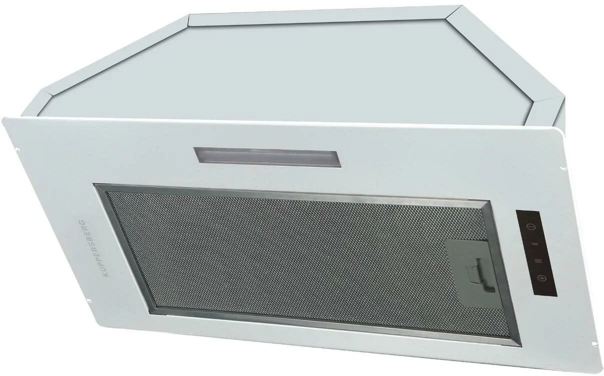 Вытяжка встраиваемая Kuppersberg Intouch 60 W белый, 54 см, 650 куб. м/ч, 41 дБ