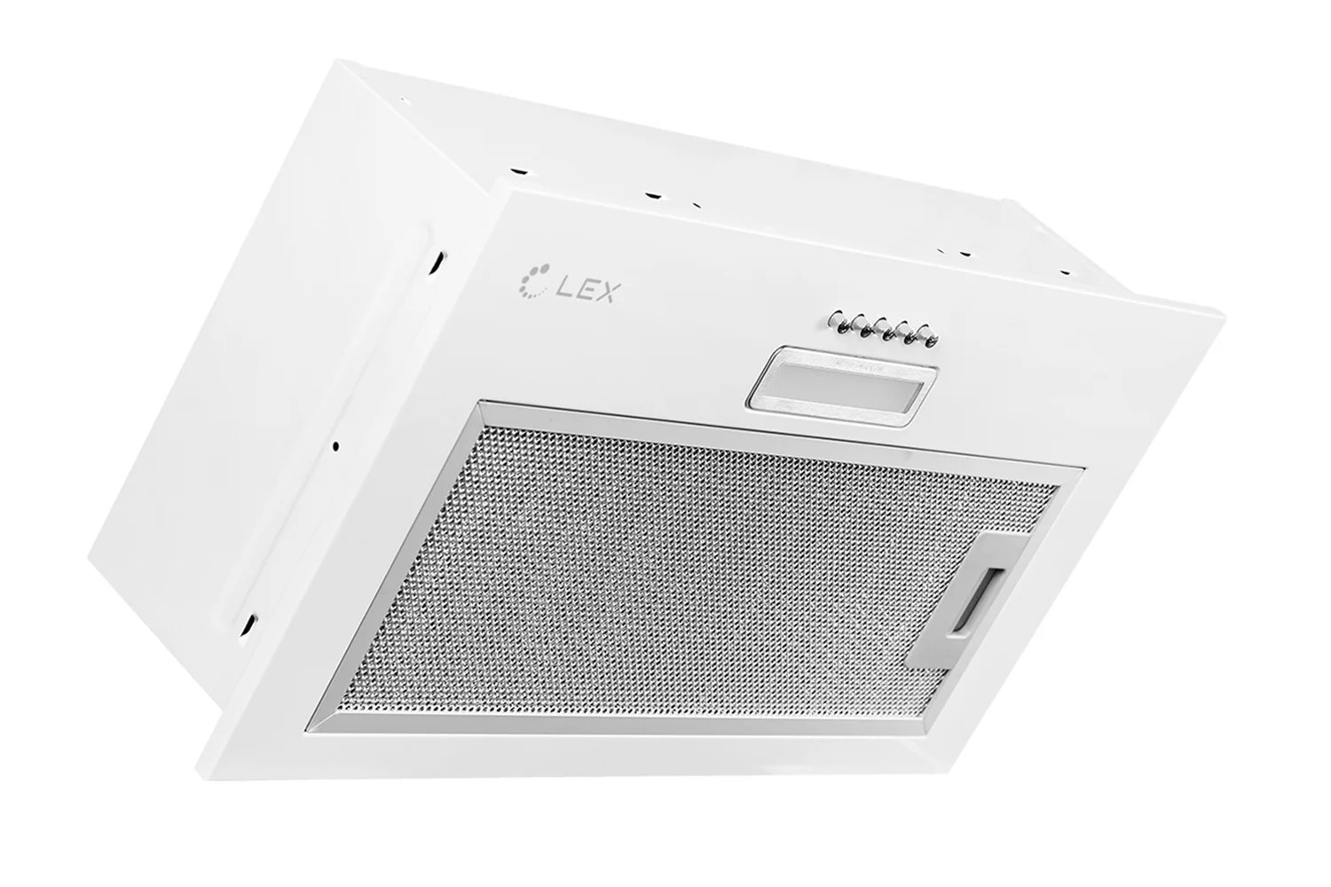 Вытяжка встраиваемая LEX GS Bloc LIGHT 600 белый управление: кнопочное (1 мотор)