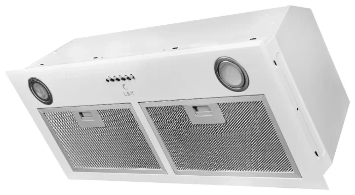 Вытяжка встраиваемая Lex GS Bloc P 900 белый управление: кнопочное (1 мотор)