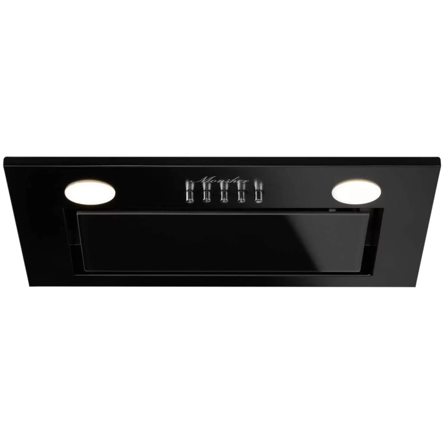 Вытяжка встраиваемая Monsher INNA 40 Noir черный, 40 см, 1200 куб. м/ч, 45 дБ