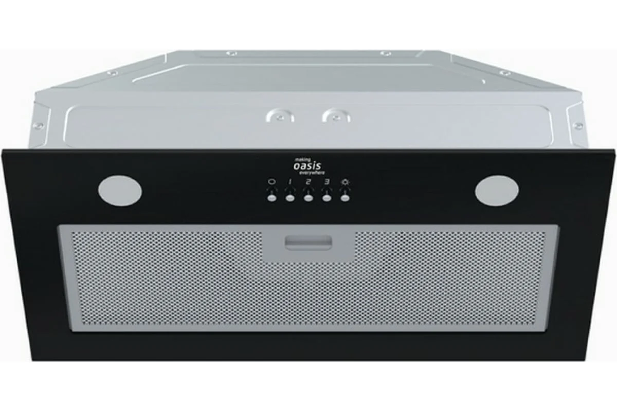 Вытяжка встраиваемая Oasis UNC-50B (FR) черный управление: кнопочное (1 мотор)