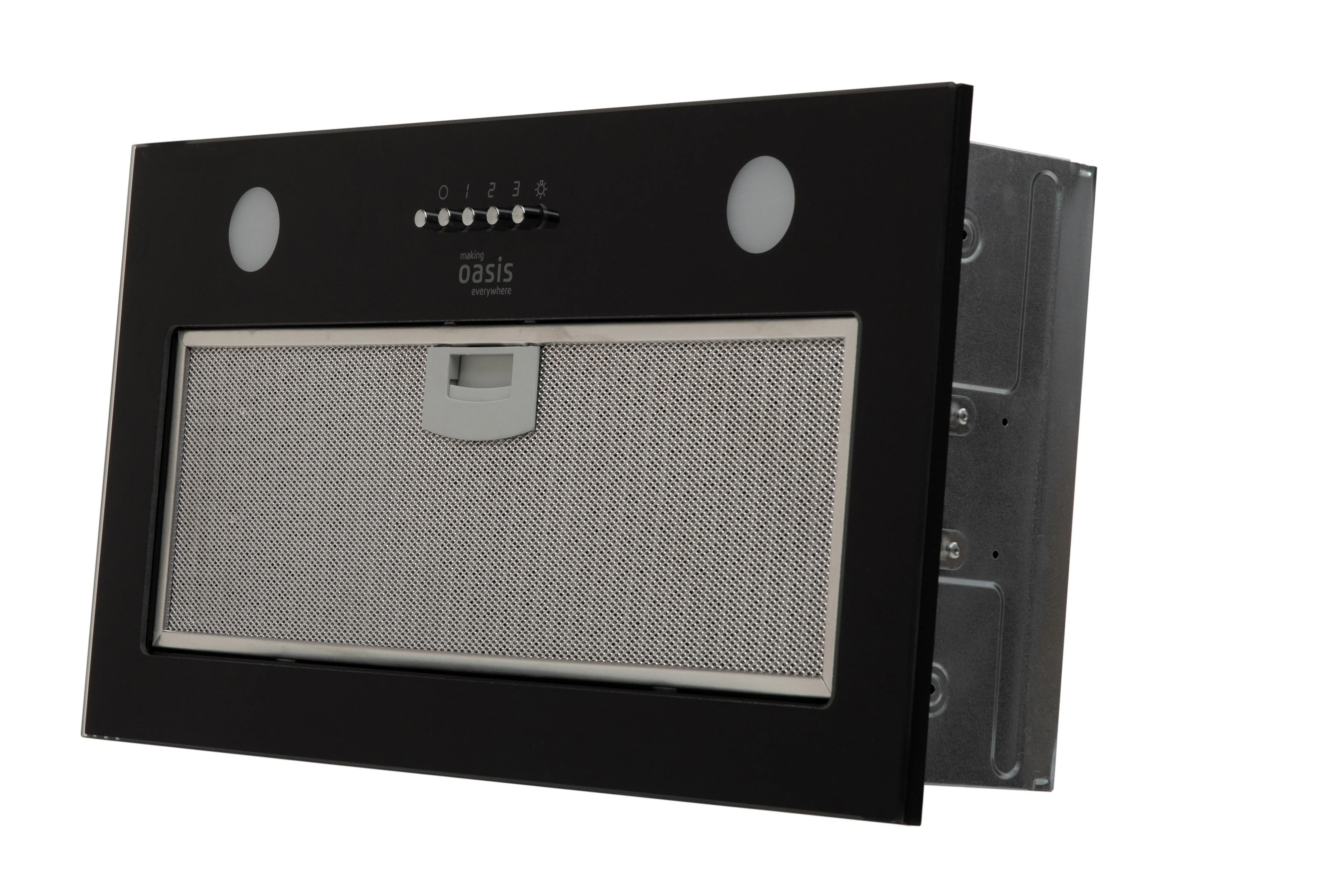 Вытяжка встраиваемая Oasis UNC-50B (FR) черный управление: кнопочное (1 мотор)