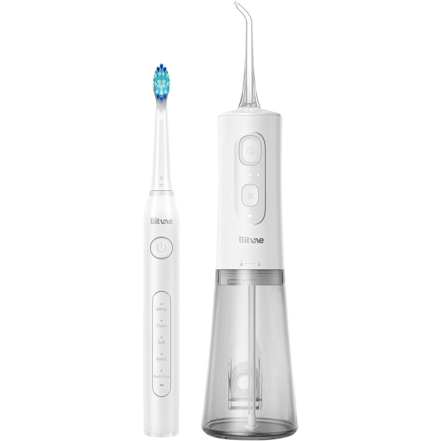 Ирригатор Bitvae D2 Daily Toothbrush C2 (4 насадки к щетке + 4 насадки к ирригатору) (D2+С2) GLOBA