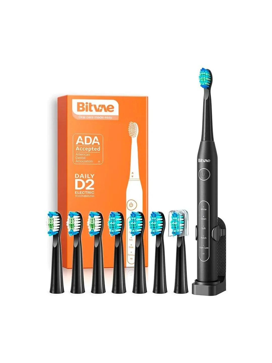 Ирригатор Bitvae D2 Daily Toothbrush C2 (4 насадки к щетке + 4 насадки к ирригатору) (D2+С2) GLOBA