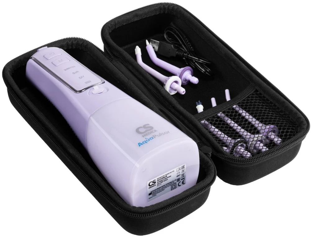 Ирригатор CS Medica AquaPulsar CS-8 Elite Aurora, лиловый