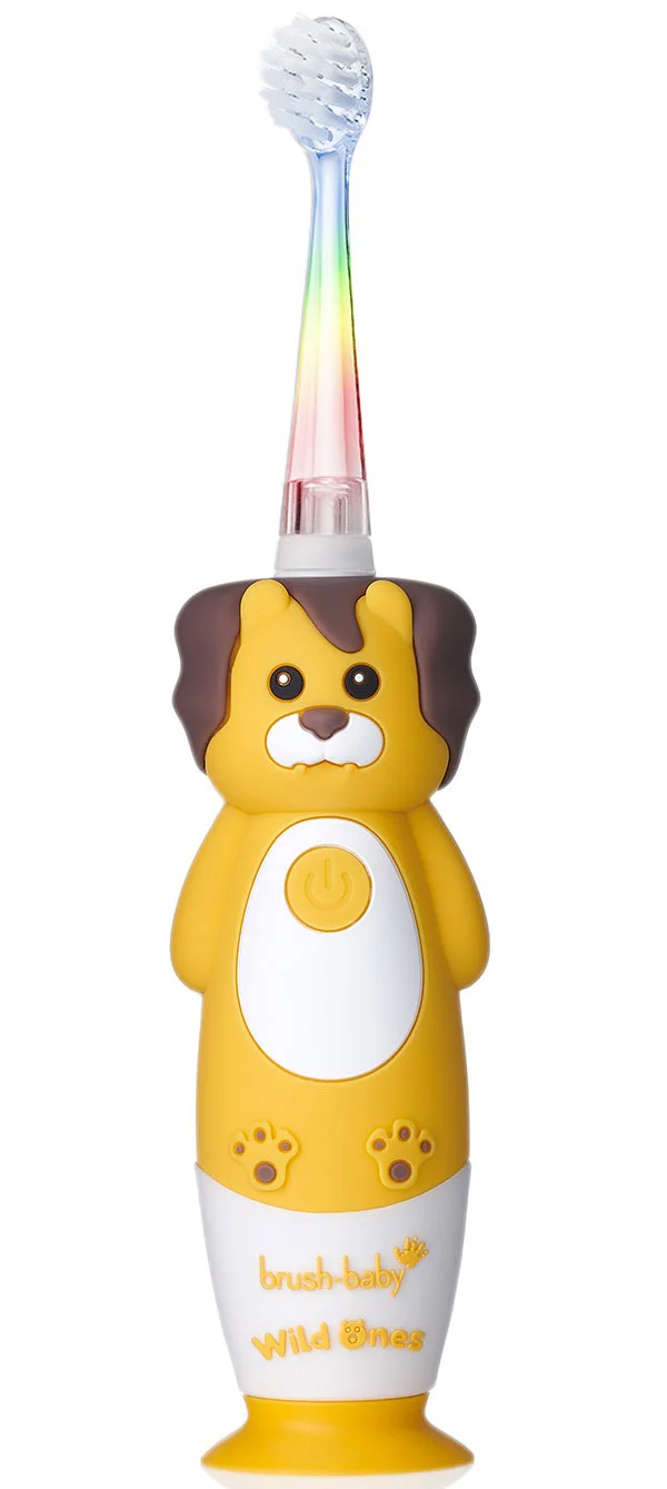 Электрическая зубная щетка Brush-Baby Sonic WildOnes Лев 0-10 лет