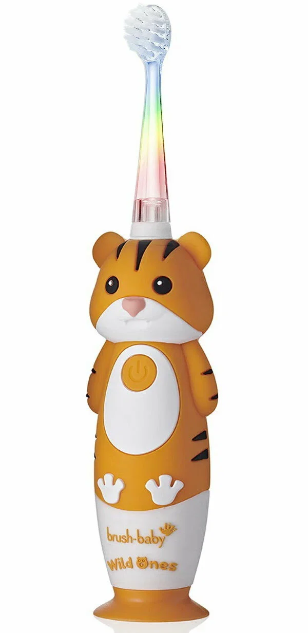 Электрическая зубная щетка Brush-Baby Sonic WildOnes Тигр 0-10 лет