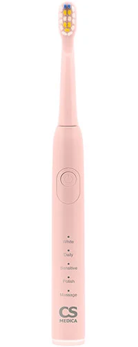 Электрическая зубная щетка CS Medica CS-232, розовая