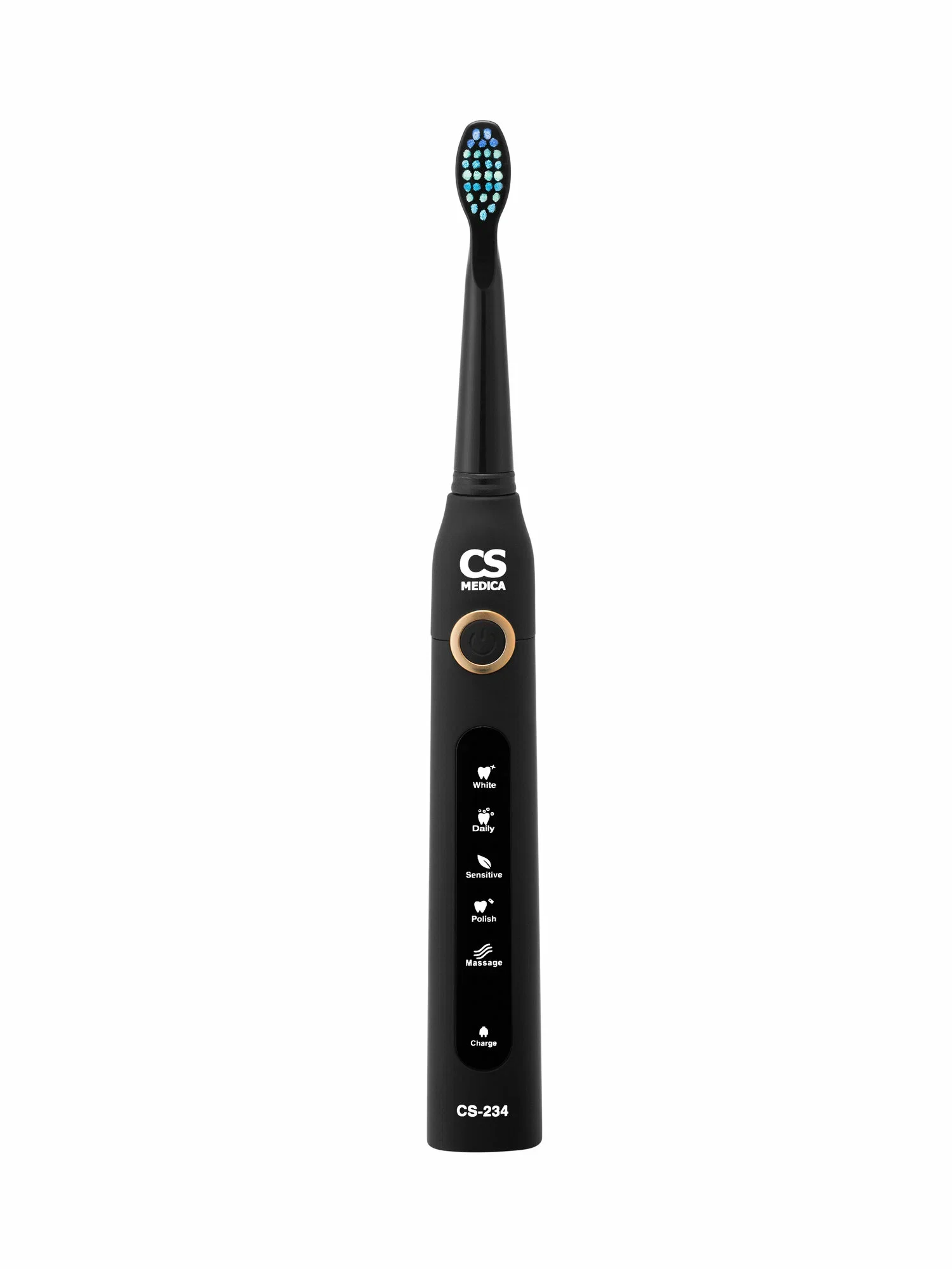 Электрическая зубная щетка CS Medica SonicMax CS-234, черная, 5 насадок
