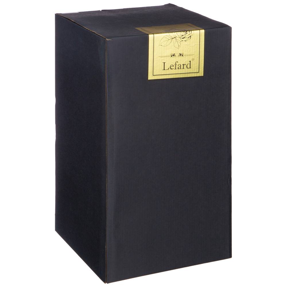 ДИСПЕНСЕР ДЛЯ НАПИТКОВ "ЛИМОНАДНИЦА LEFARD GOLD GLASS" 4,8 Л. 19*19 СМ. ВЫСОТА=52 СМ. (КОР=2ШТ.)