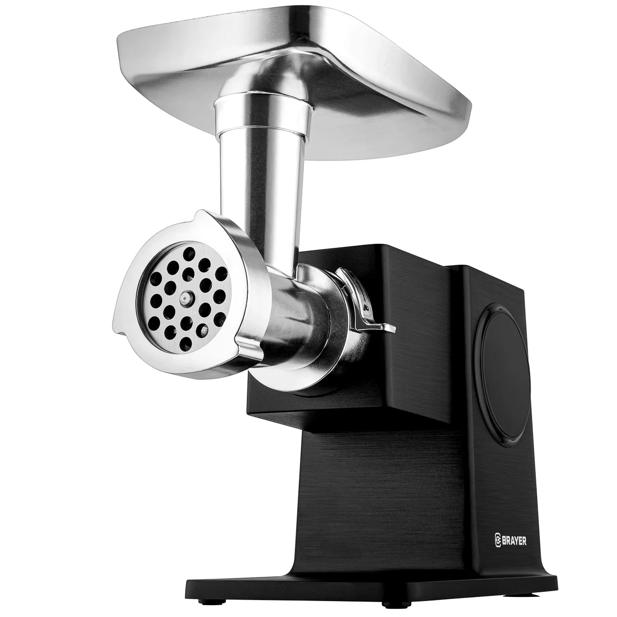 Мясорубка BRAYER 1611BR,2500 Вт, 2.5 кг/мин, LCD дисплей, сенсор управление, 2 диска из нержав