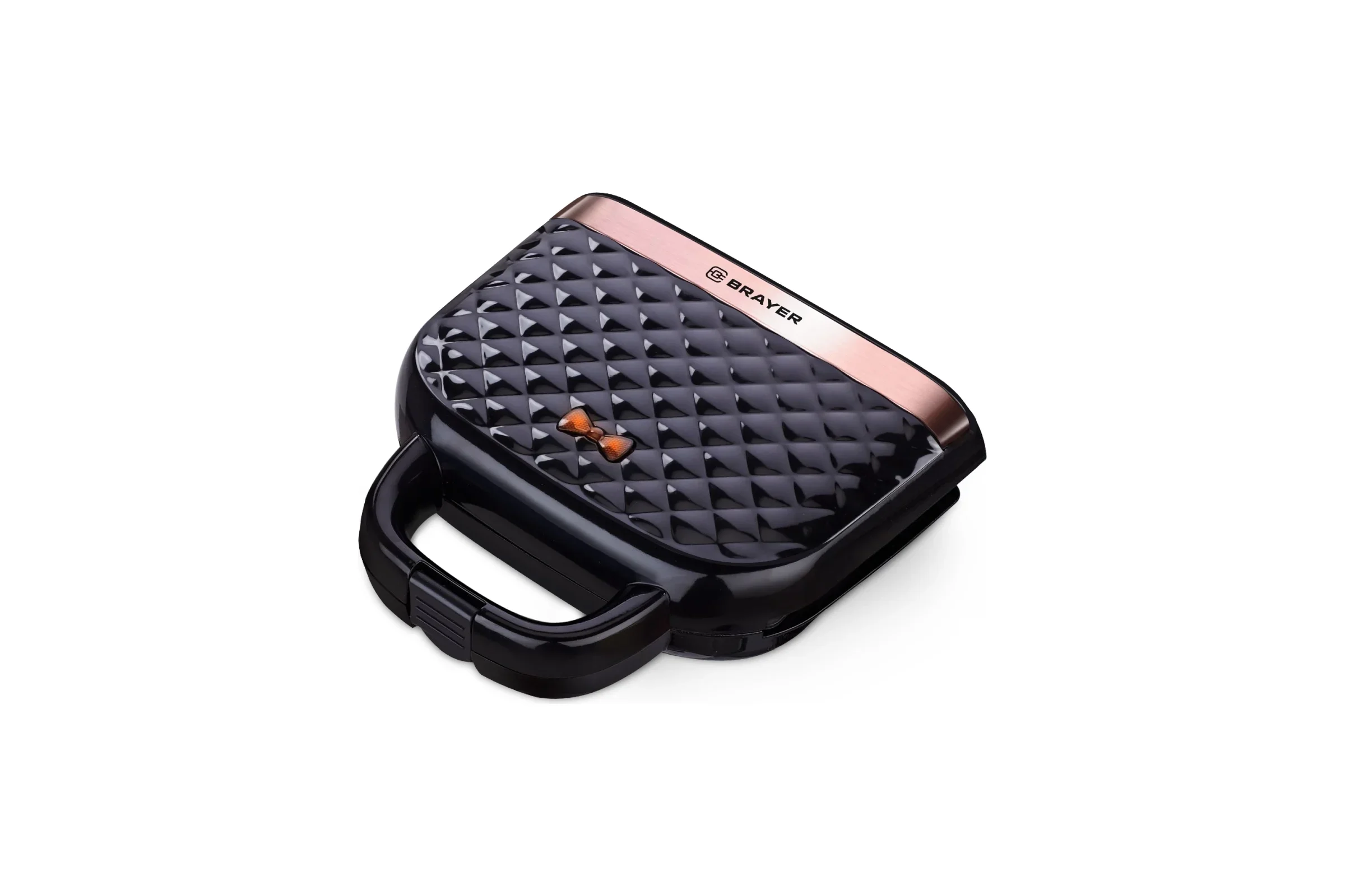 Вафельница BRAYER 2304BR, 750 Вт, белг.вафли, панель 21,5*12 см,антиприг.покр,защита от перегр