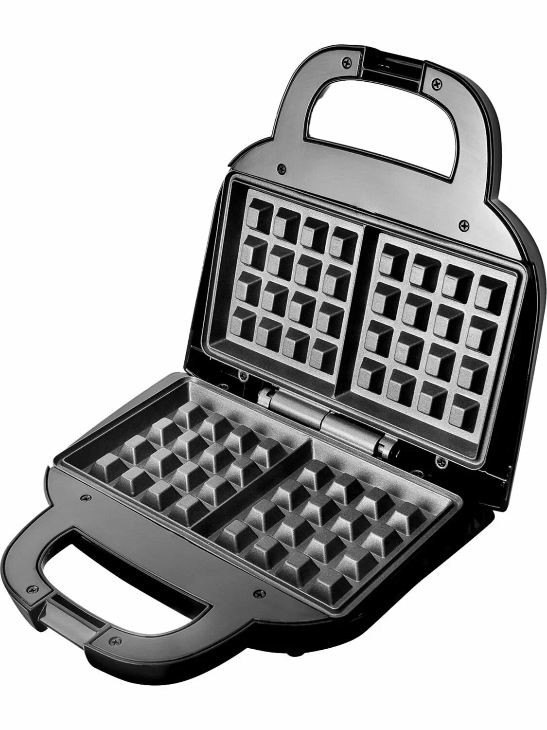 Вафельница BRAYER 2304BR, 750 Вт, белг.вафли, панель 21,5*12 см,антиприг.покр,защита от перегр