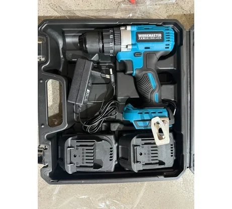Шуруповёрт аккум. WorkMaster АШ-20БК (кейс, 2 АКБ (литий проф), 20В, 2,0 А/ч 50 H/м) (бесщеточный)