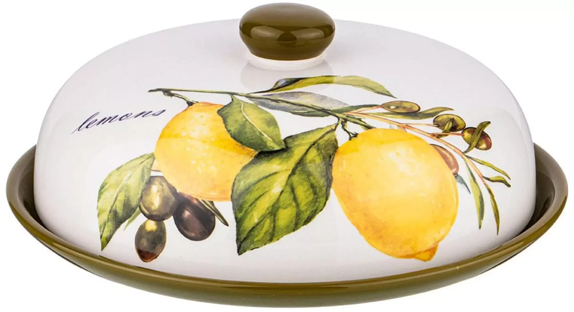 БЛЮДО ОВАЛЬНОЕ AGNESS "ЛЕМОН ТРИ" 31,5*25,5*3 СМ (КОР=12ШТ.)