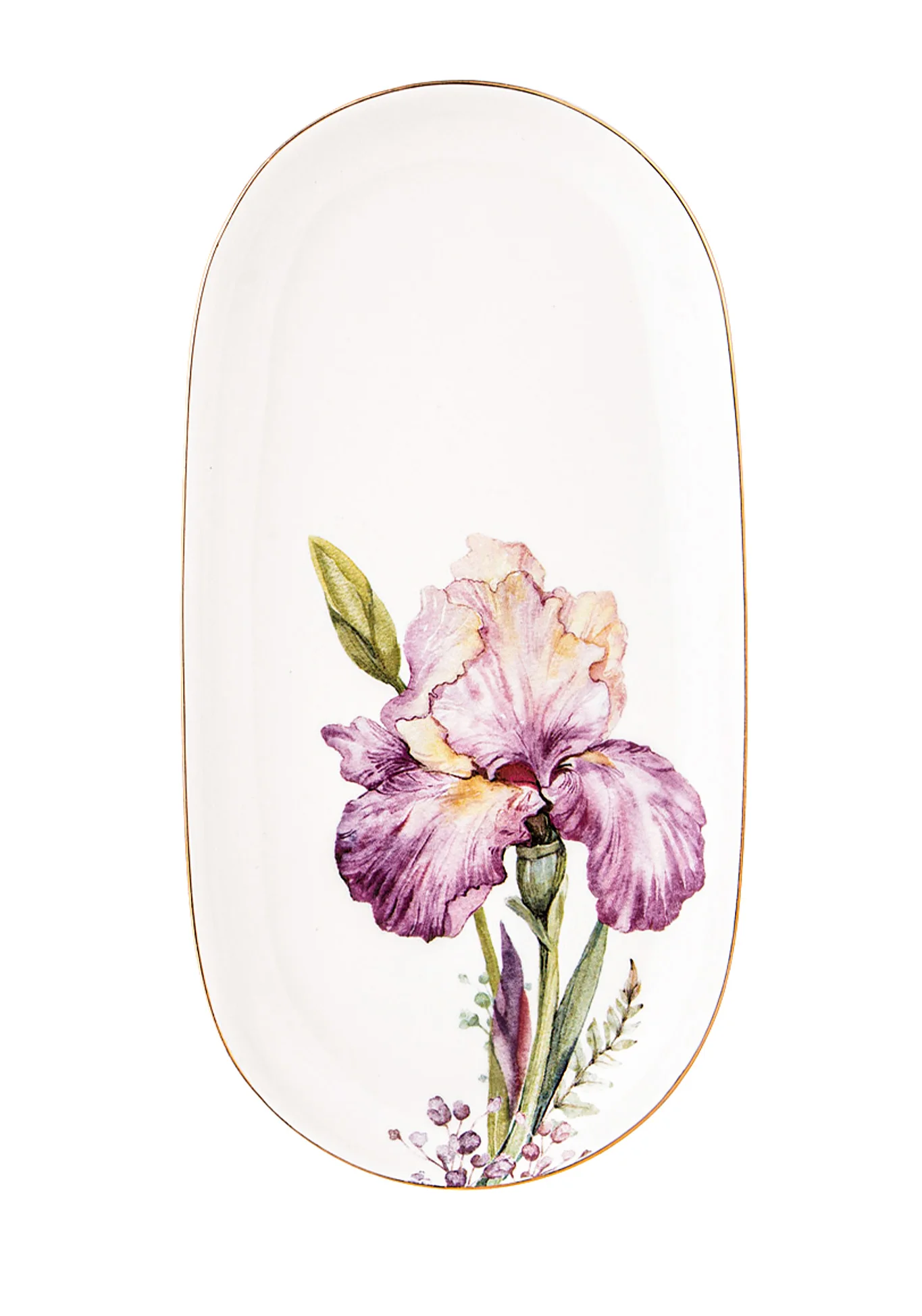 БЛЮДО ОВАЛЬНОЕ LEFARD "IRISES" 20,5 СМ (КОР=60ШТ.)