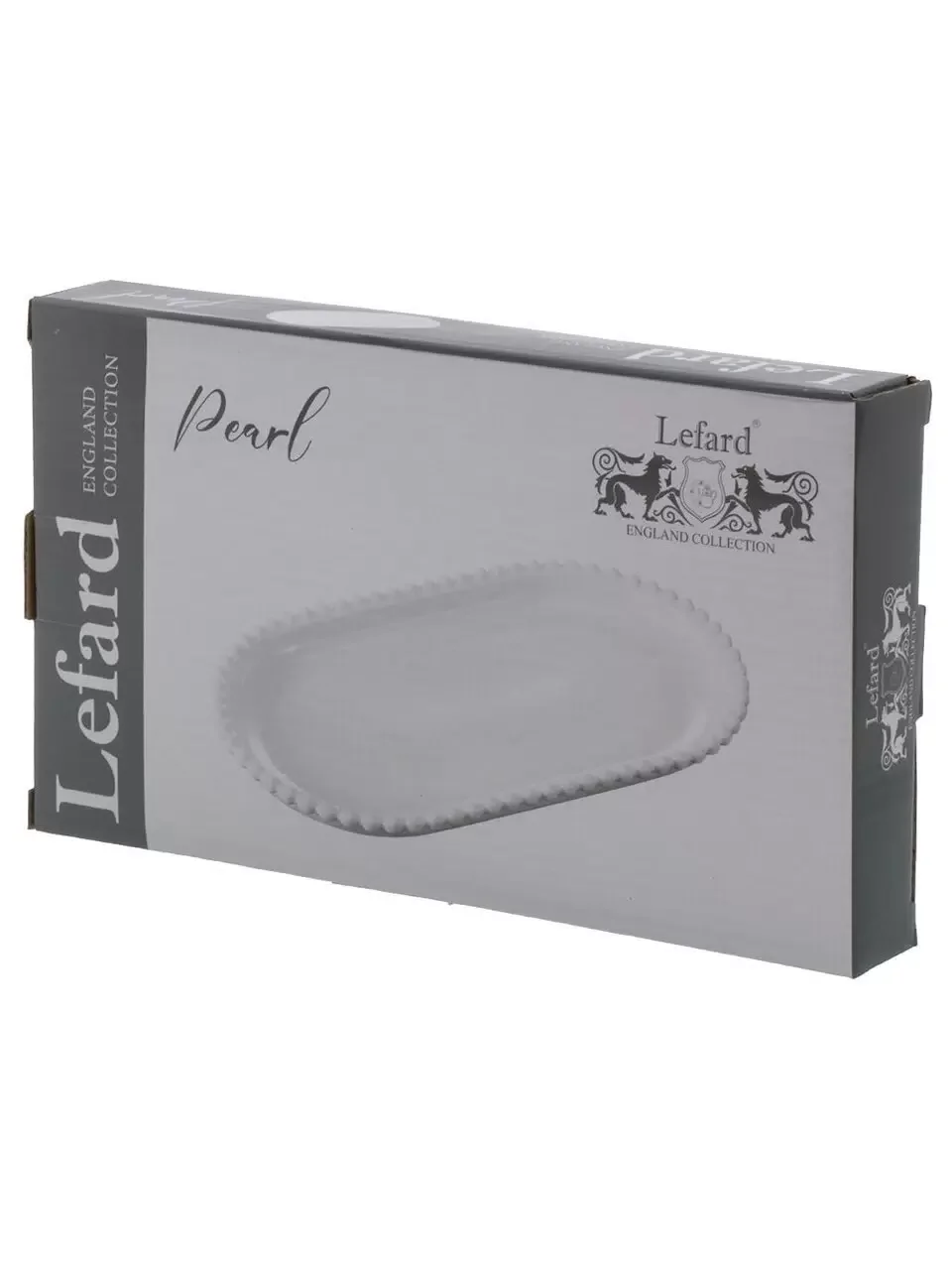 БЛЮДО ОВАЛЬНОЕ LEFARD "PEARL" 25*14,5*2,5 СМ (КОР=36ШТ.)