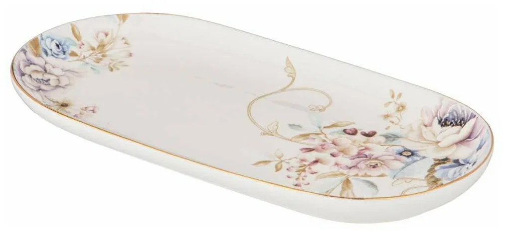 БЛЮДО ОВАЛЬНОЕ LEFARD "ЗАВТРАК У КОРОЛЯ" 20,5 СМ (КОР=60ШТ.)