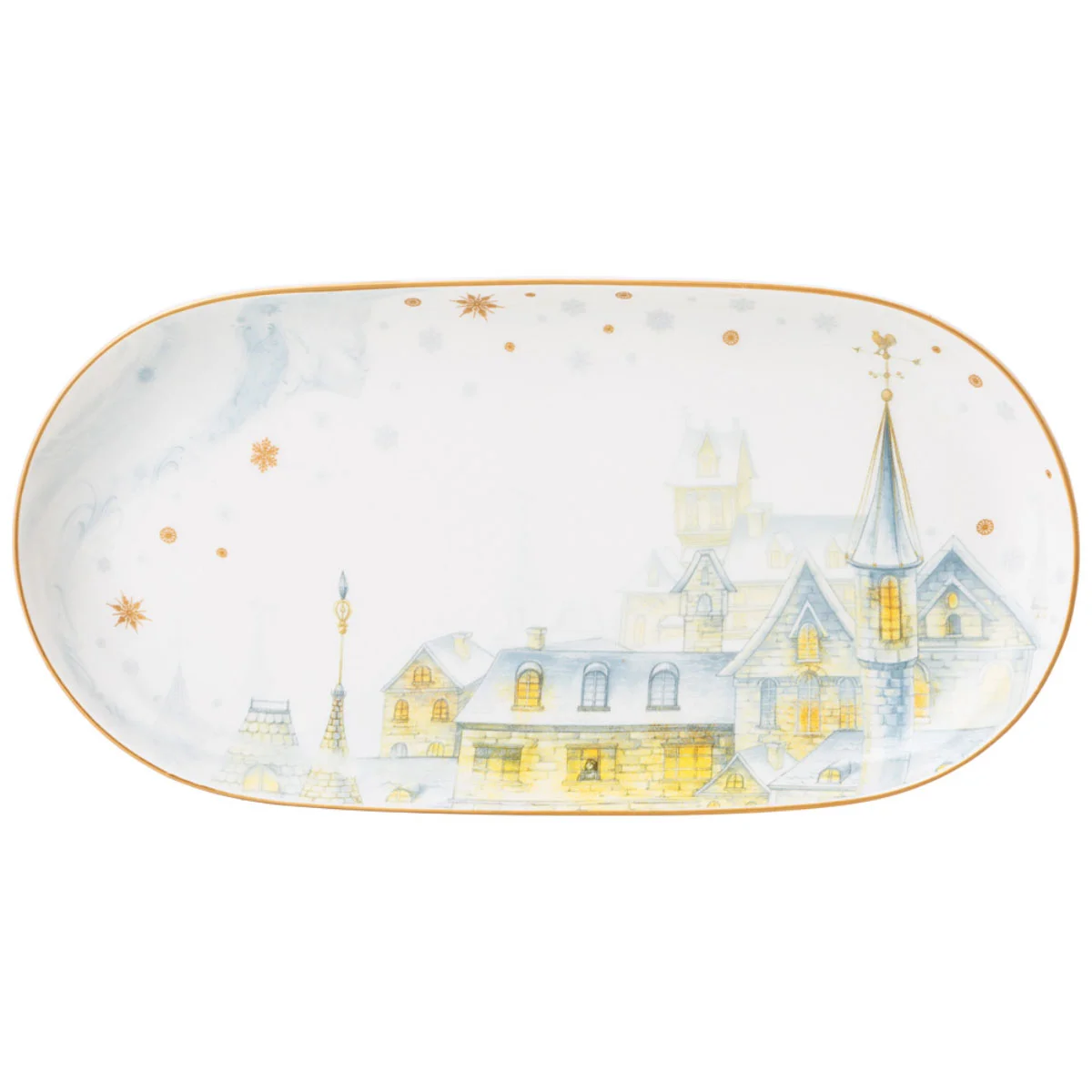 БЛЮДО ОВАЛЬНОЕ LEFARD "СНЕЖНАЯ КОРОЛЕВА" 30,5 СМ (КОР=36ШТ.)