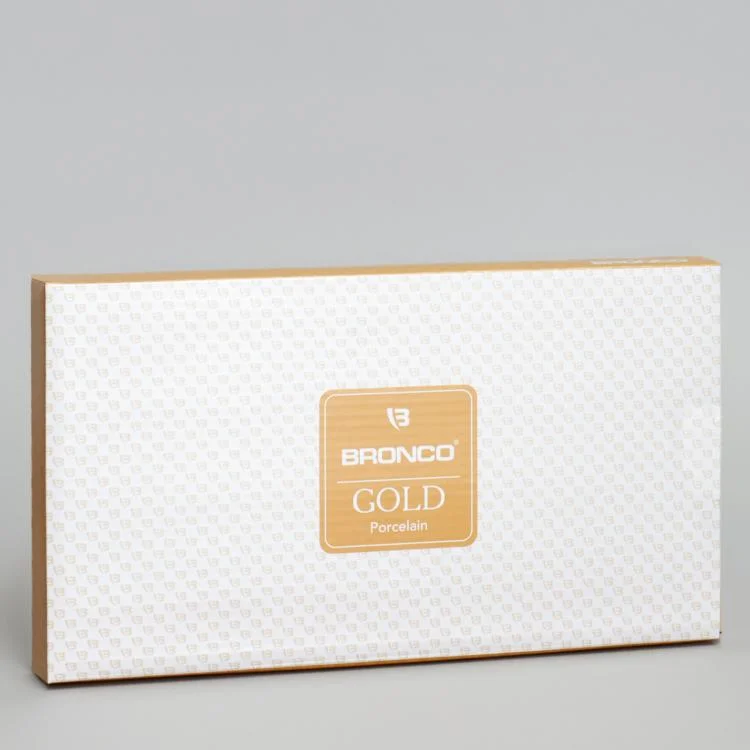 БЛЮДО ПРЯМОУГОЛЬНОЕ BRONCO "GOLD" 30*16*2,5 СМ (КОР=18ШТ.)