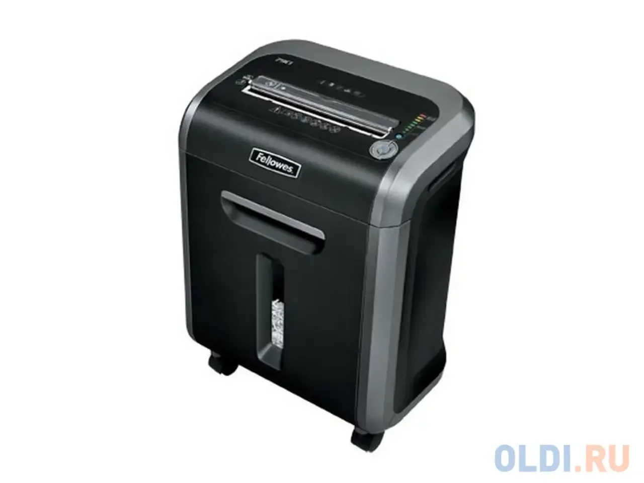 Fellowes® Шредер 79Ci. (14 листов) , 23 литра, 3,9х38 мм (класс 4), 100%Jam Proof, уничтожает: скобы/скрепки/карты/CD