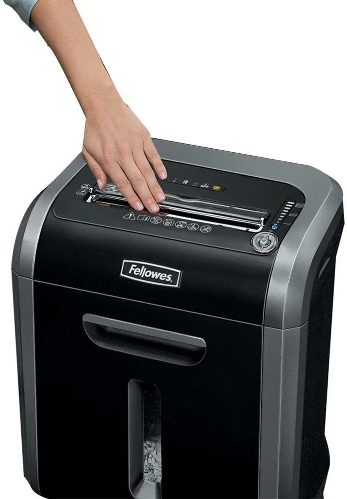 Fellowes® Шредер 79Ci. (14 листов) , 23 литра, 3,9х38 мм (класс 4), 100%Jam Proof, уничтожает: скобы/скрепки/карты/CD