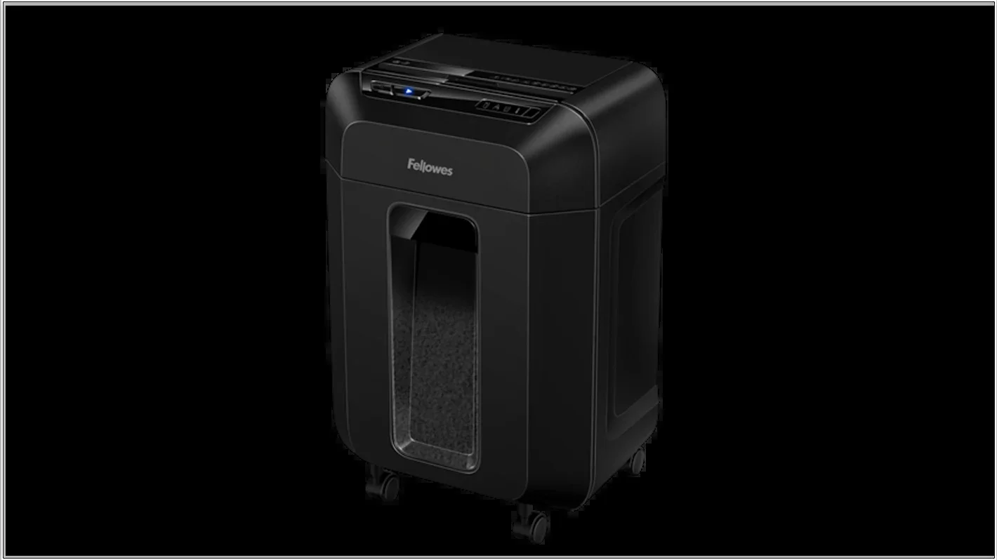 Fellowes® Шредер AutoMax® 80M (автоподача 80 листов), минирезка DIN P-4, 4х12 мм, 17 лтр., автореверc.