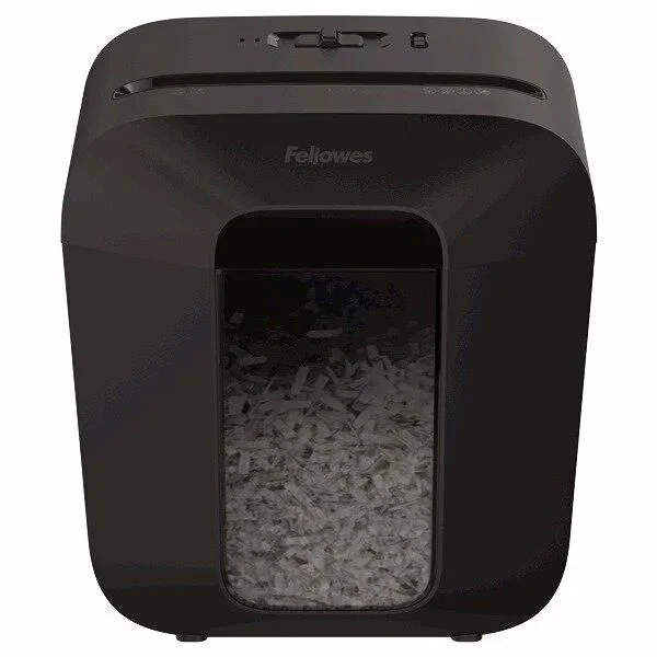 Fellowes® Шредер Powershred LX25, DIN P-4,  4х37мм, 6 лст., 11,5 лтр.,  уничт.: скрепки,скобы,карты.