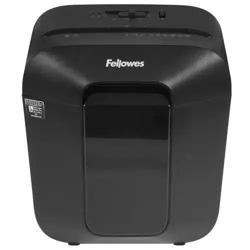 Fellowes® Шредер Powershred LX25, DIN P-4, 4х37мм, 6 лст., 11,5 лтр., уничт.: скрепки,скобы,карты.