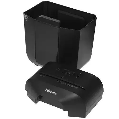 Fellowes® Шредер Powershred LX25, DIN P-4, 4х37мм, 6 лст., 11,5 лтр., уничт.: скрепки,скобы,карты.