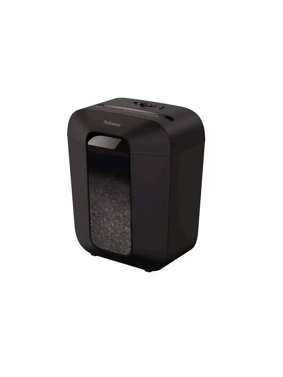 Fellowes® Шредер Powershred LX41, DIN P-4, 4х12мм, 8 лст., 17 лтр., уничт.: скрепки, скобы, карты.