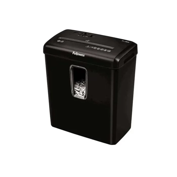 Fellowes® Шредер Powershred P-42C, DIN P-4, 4x34мм, 8лcт., 15лтр.