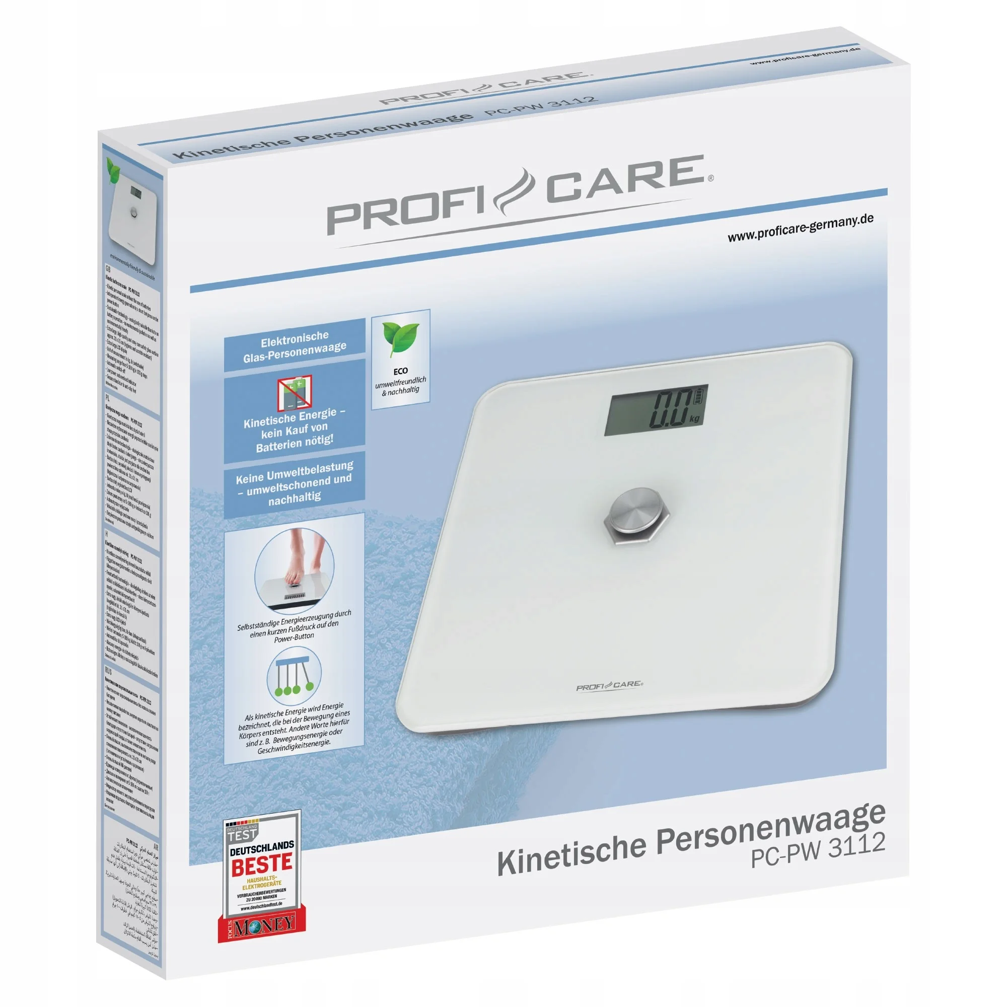 Весы напольные ProfiCare PC-PW 3112, weiss